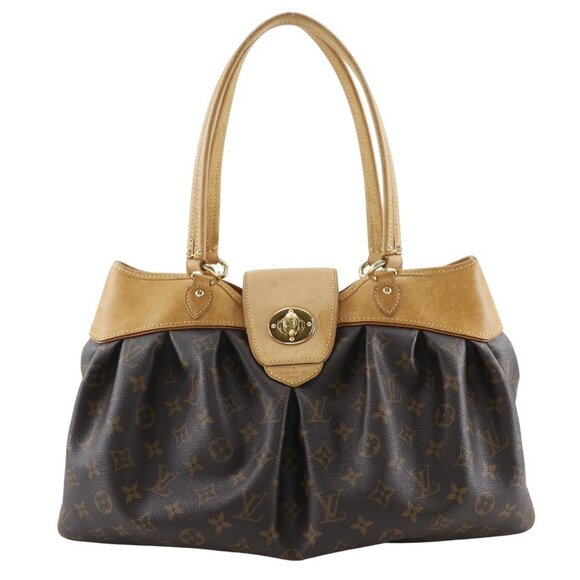LOUIS VUITTON Brown Monogram Canvas Tote Bag - Picture 1 of 16